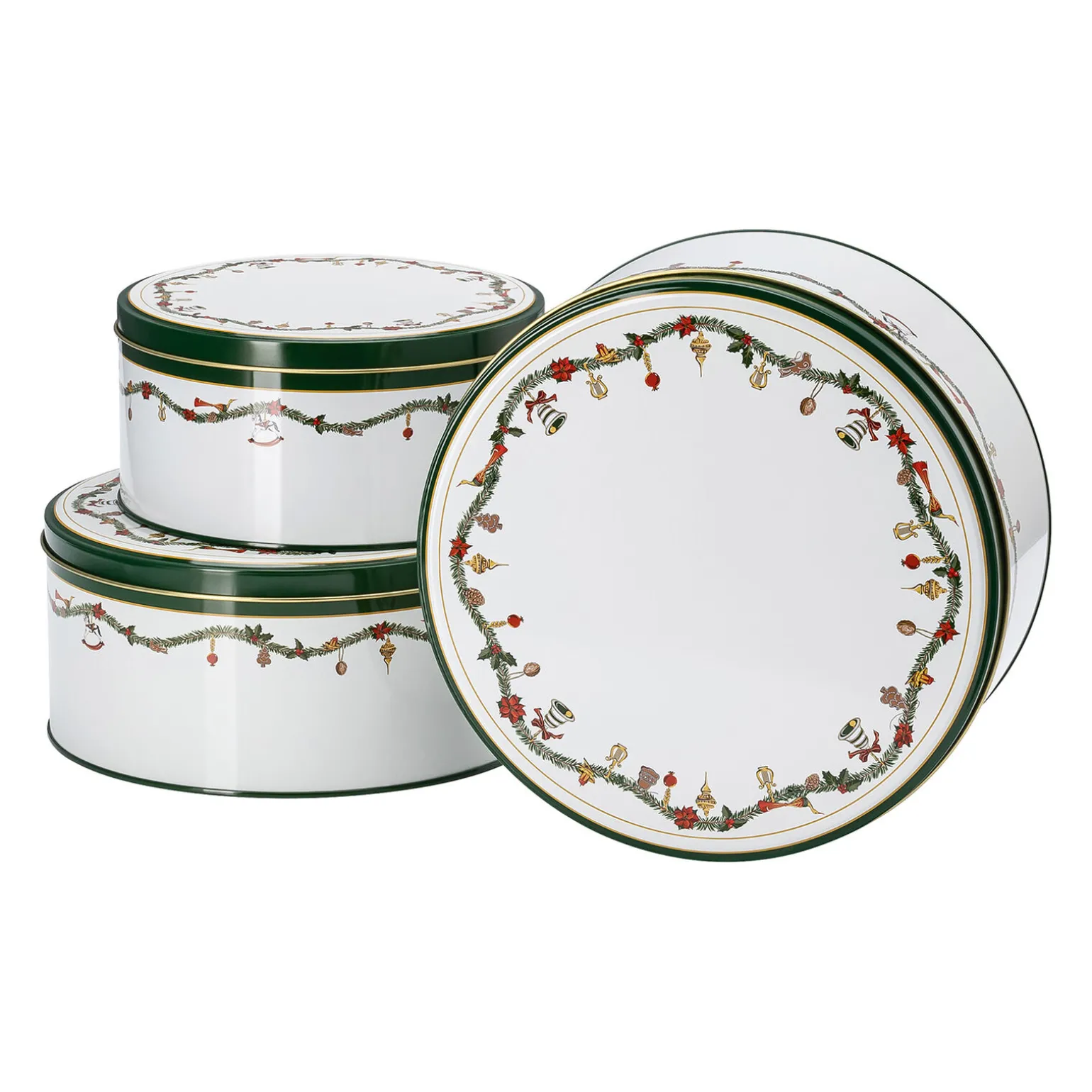 Set 3 biscuit tins